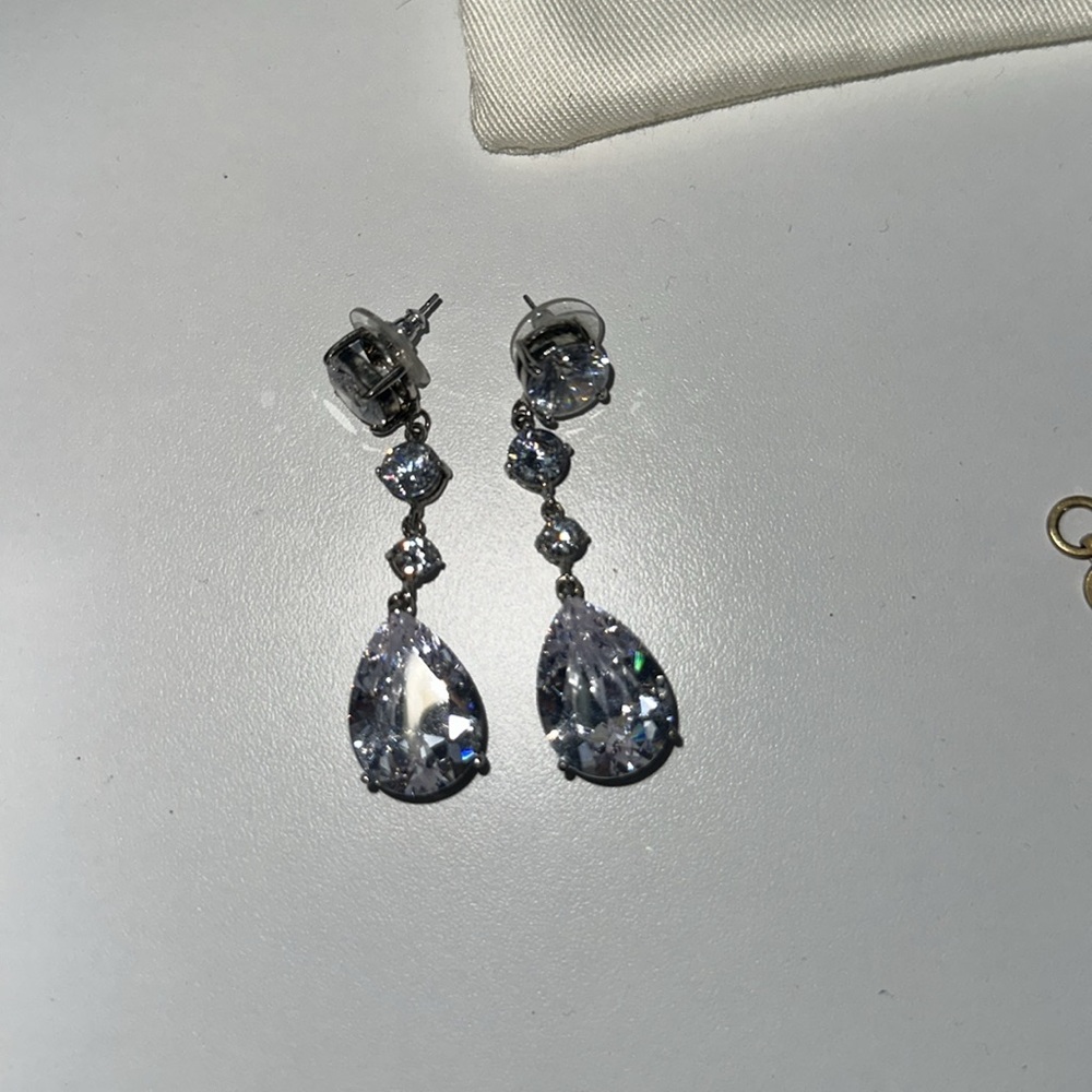 Elegant Silver Drop Earrings